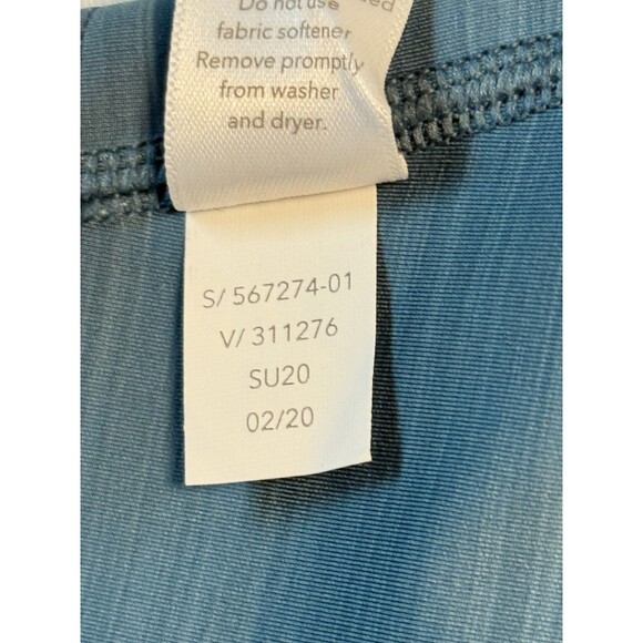 Athleta Ultimate Short 3” Inseam Blue Green Size Medium High Rise Waistband - Picture 6 of 10